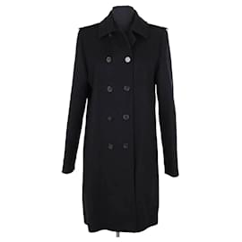 Abrigo de lana negro Chloé