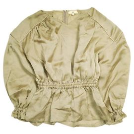 Autre Marque Blusa de satén de poliéster MW NO.09-FK004
