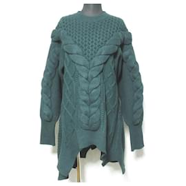 Autre Marque nagonstans Asymmetrischer Zopfstrickpullover