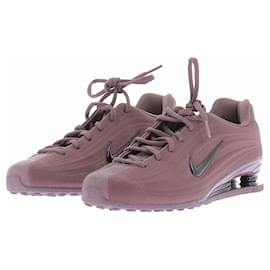 Baskets Nike Shox Z Marron en Toile Taille 38