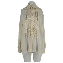 Stella Mc Cartney Blusa Stella McCartney X H&M Beige de Viscosa