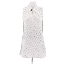Chanel Abito in tweed bianco e nero