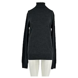 Autre Marque THE FRANKIE SHOP Strickpullover Grau Wolle
