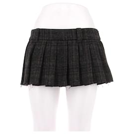 Miu Miu Minifalda con estampado pied-de-poule