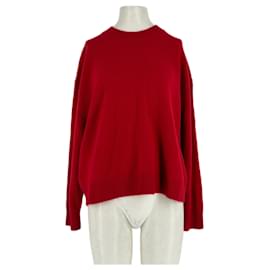 Anine Bing Roter Kaschmirpullover S