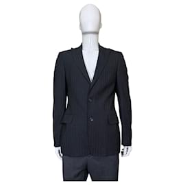 Blazer a rayas para hombre Just Cavalli con forro estampado de serpiente