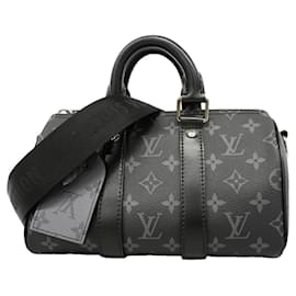 Louis Vuitton Monogram Eclipse Reverse Keepall Bandoulière 25