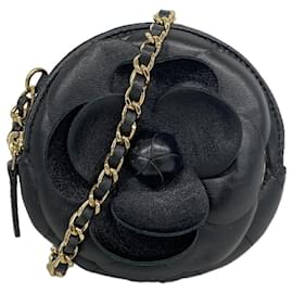 Borsa a tracolla con catena Chanel Camellia