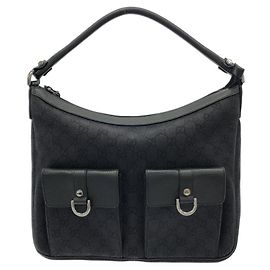 Gucci Schultertasche aus Denim