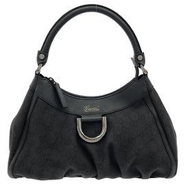 Borsa a tracolla Gucci 265692 in denim nero