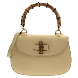 Borsa a mano Gucci in pelle avorio