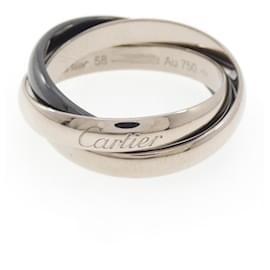 Cartier Trinity Band Ring Schwarz & Weiß