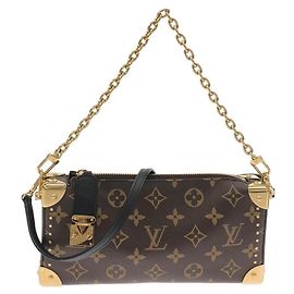 Bolsa de Ombro Louis Vuitton Monogram Slim Trunk