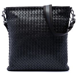 Bottega Veneta Borsa a tracolla VN in nappa intrecciato nera