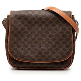 Céline Borsa a tracolla Celine Brown Macadam Coated Canvas