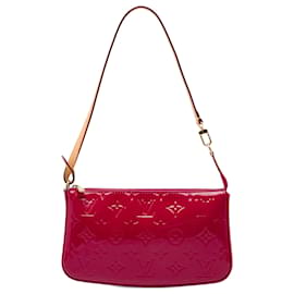 Louis Vuitton Pink Monogram Vernis Pochette Accessoires