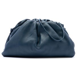 Bottega Veneta Blue Lambskin The Mini Pouch Crossbody