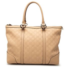 Gucci Brown Guccissima Lovely Heart Tote