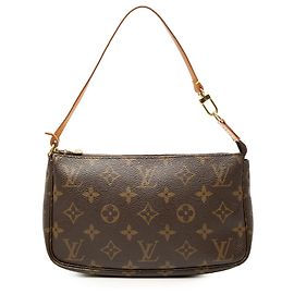 Louis Vuitton Brown Monogram Pochette Accessoires