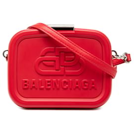 Balenciaga Mini Custodia Lunch Box in Acetato Rosso