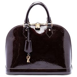 Louis Vuitton Purple Monogram Vernis Alma PM