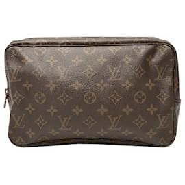 Louis Vuitton Brown Monogram Trousse Toilette 28