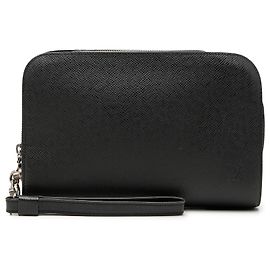 Louis Vuitton Black Taiga Pochette Baikal