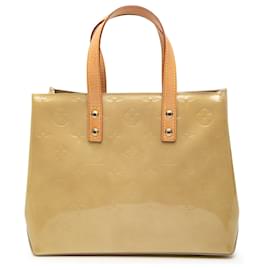 Louis Vuitton Beige Monogram Vernis Reade PM