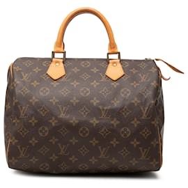 Louis Vuitton Brown Monogram Speedy 30
