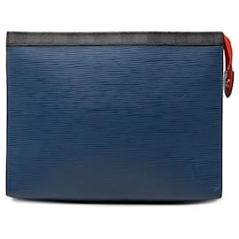 Louis Vuitton Blue Epi Damier Graphite Pochette Voyage MM