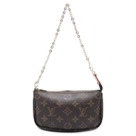 Louis Vuitton Brown Monogram Mini Pochette Accessoires