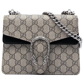 Gucci Beige Small GG Supreme Dionysus Crossbody