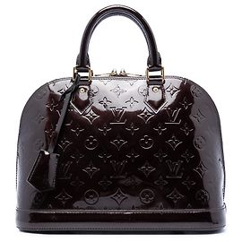 Louis Vuitton Purple Monogram Vernis Alma PM