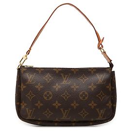 Louis Vuitton Brown Monogram Pochette Accessoires