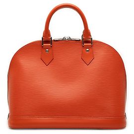 Louis Vuitton Orange Epi Alma PM
