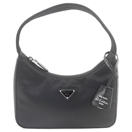 Borsa a tracolla Prada Mini Re Nylon Re Edition 2000 Nera