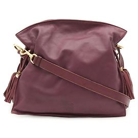 Borsa a tracolla Loewe Flamenco in Purple