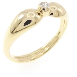 Tiffany & Co Anello Tiffany Double Teardrop in oro giallo 18K