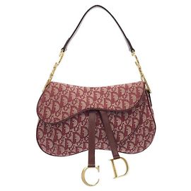 Borsa a tracolla Christian Dior Bordeaux