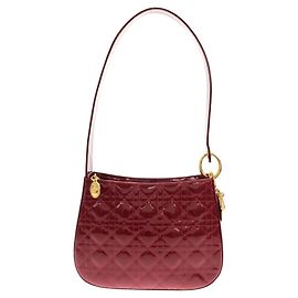 Borsa a tracolla Christian Dior rossa