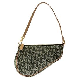 Christian Dior Schultertasche grün