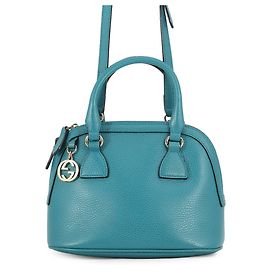 Borsa a mano in pelle Gucci Interlocking G 449661