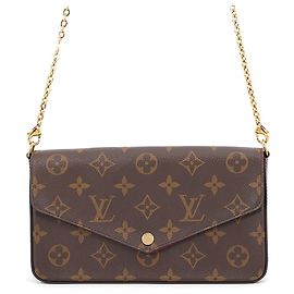 Louis Vuitton Monogram Felicie Pochette in Fuchsia