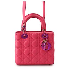 Borsa Christian Dior Lady Cannage Small in pelle di agnello