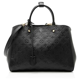 Borsa Satchel Louis Vuitton Monogram Empreinte Montaigne GM
