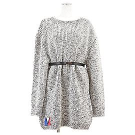 Louis Vuitton Low Gauge Melange 100% Wool Kleid
