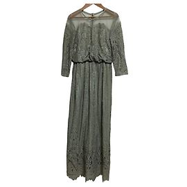 Autre Marque troisiemeCHACO Langes Kleid mit Spitzen-Einsatz
