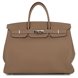 Hermès Hermes Birkin 40 Etoupe Togo Handtasche