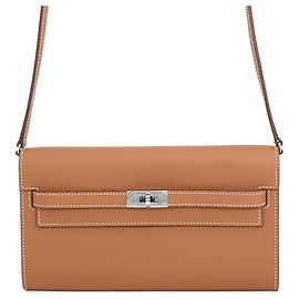 Hermès Cartera Hermes Kelly Wallet Long To Go en Gold
