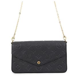 Portafoglio con catena Louis Vuitton Monogram Empreinte
